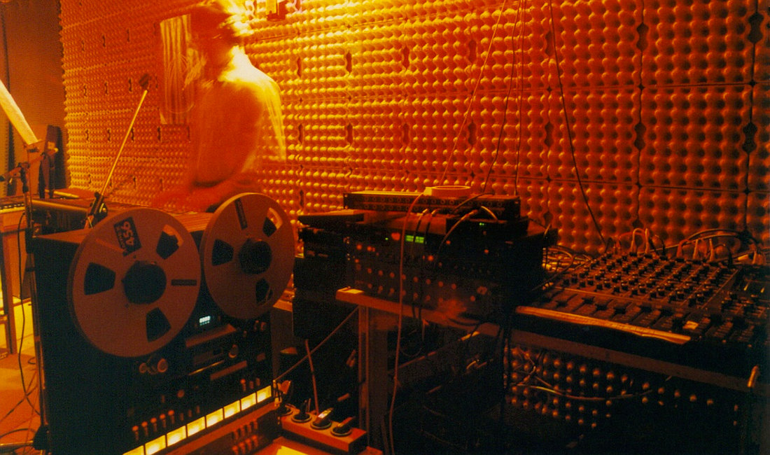 mayze in the recording room