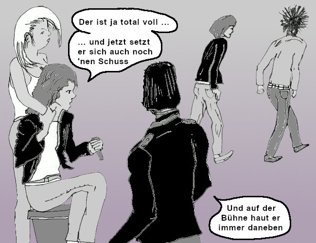 nach dem Konzert ...