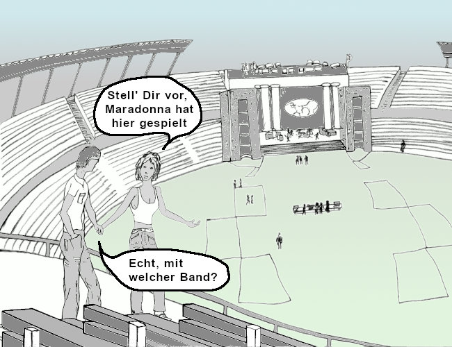 in welcher Band?